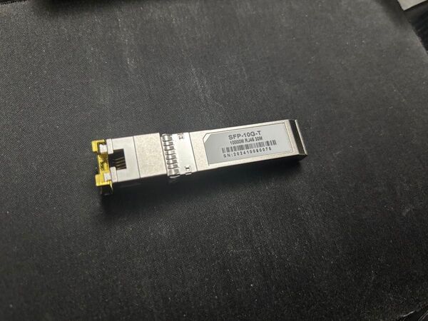 新品 sfp+ rj45 変換モジュール 1/2.5/5/10G 10ギガ回線最適