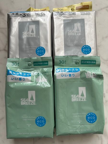 SEA BREEZE ボディシート クリアボタニカル2 シトラスシャーベット2