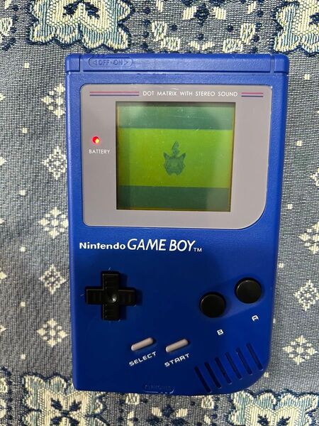任天堂 初代ゲームボーイ ブルーシェル交換済み!