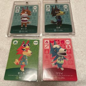 どうぶつの森 amiiboカード 4枚セット