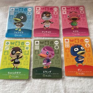 どうぶつの森 amiiboカード 6枚セット