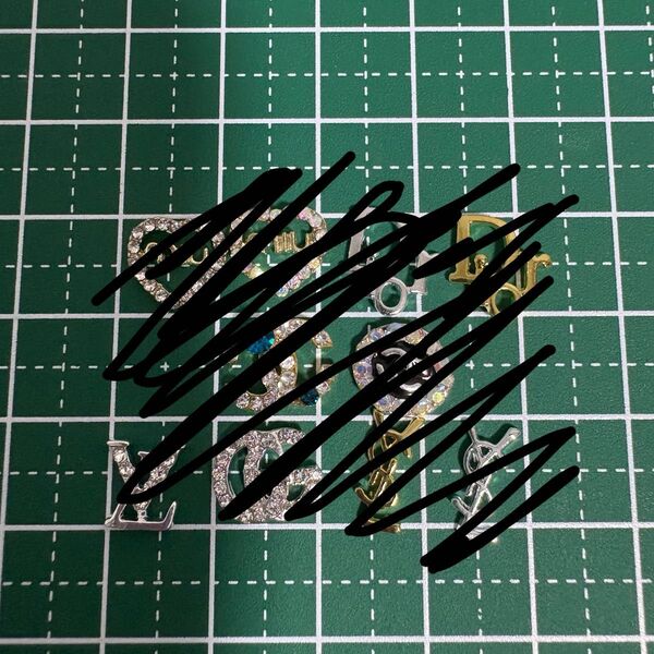 ロゴミックスネイルパーツ10個セット まとめ売り ネイル レジン デコ