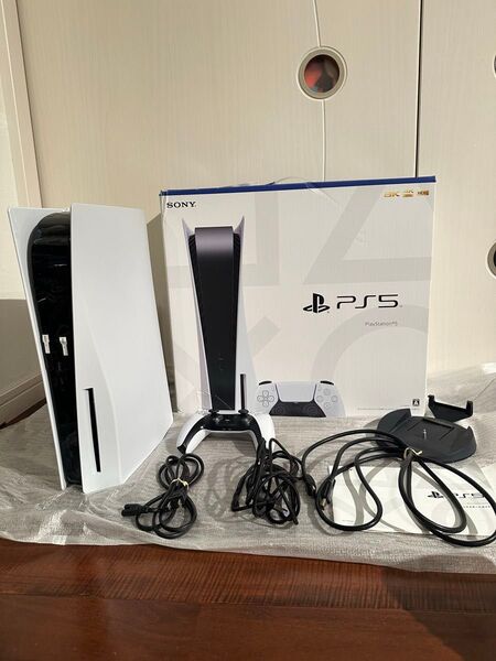 【美品】PlayStation 5 (PS5) 本体 ホワイト PlayStation5 ディスクドライブ搭載モデル