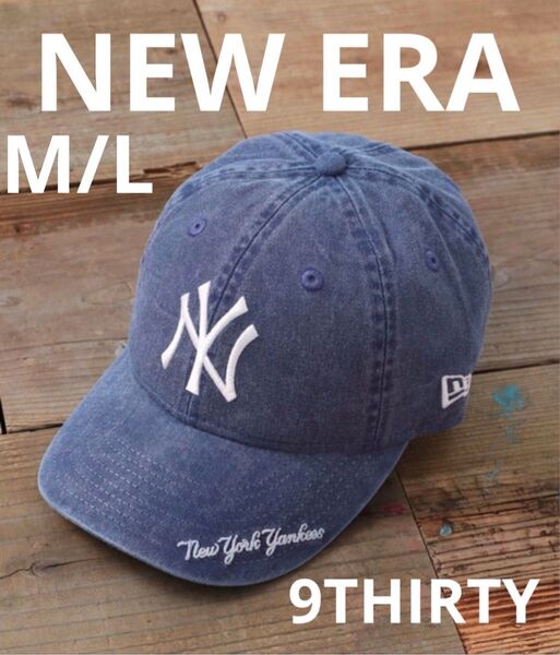 NEW ERA ニューエラ 9THIRTY 930 ヤンキース キャップ ネイビー 青 アシッドウォッシュ 14388704