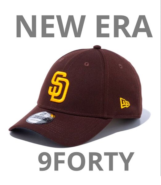 NEW ERA ニューエラ 9FORTY MLB キャップ サンディエゴ パドレス ブラウン 14525039