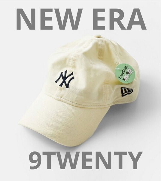 NEW ERA ニューエラ 9TWENTY MLB キャップ ニューヨーク ヤンキース 14109797 ホワイト コーデュロイ