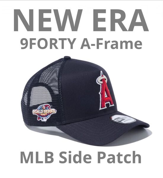 NEW ERA ニューエラ 9FORTY A-Frame MLB キャップ サイドパッチ ロサンゼルス エンゼルス