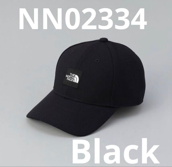 ノースフェイス スクエア ロゴキャップ NN02334 K ブラック 黒 THE NORTH FACE