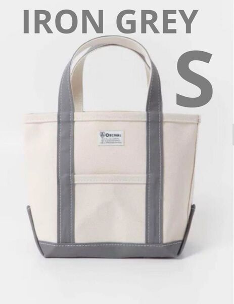 ORCIVAL オーシバル キャンバス コットン トートバッグ アイアングレー オーチバル iron gray