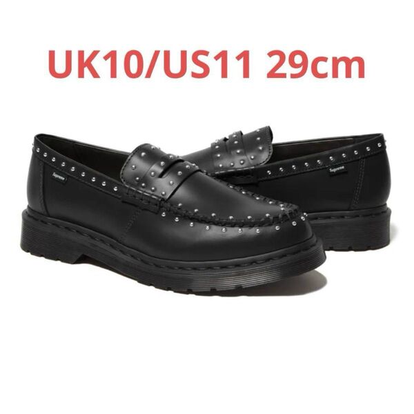 Supreme × Dr.Martens Studded Penton Loafer Black ローファー ドクターマーチン