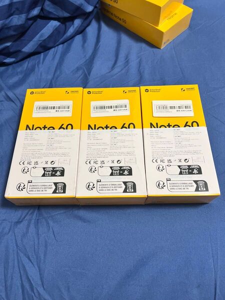 Realme note 60 3GB/64GB 2Black+ 4GB/128GB 1Blue SIMフリー 美品