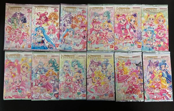 プリキュア カード ウエハース 空袋 8弾 9弾 10弾 11弾