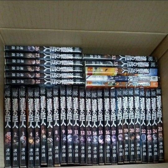 漫画 進撃の巨人 1~34 全巻 完結 +悔いなき選択 2巻セット