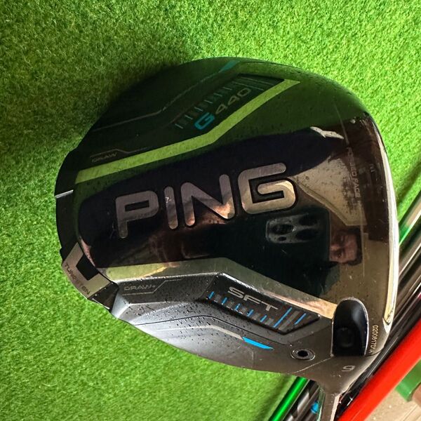 振りやすさ抜群シャフト付きPING G440 SFT ドライバーヘッド 9° TOUR2.0 65R純正シャフト
