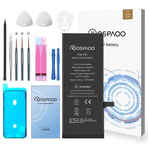 For iPhone7 互換バッテリー 『工具セット』 標準容量 交換ビデオ 1960mAh PSE準拠 交換修理