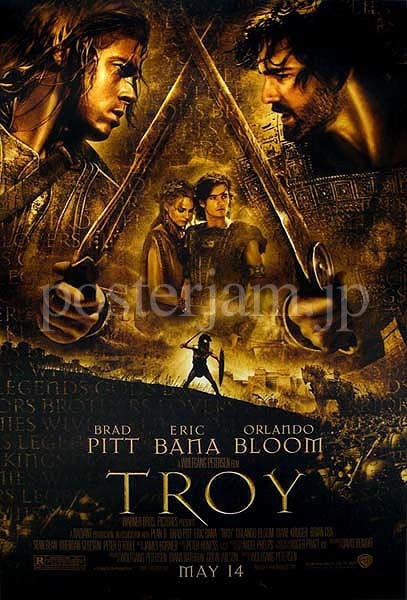 トロイ Troy ブラッド・ピット オリジナル映画ポスター