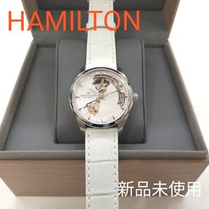【新品未使用11】ハミルトン ジャズマスターオープンハート H32215890 レディースウォッチ