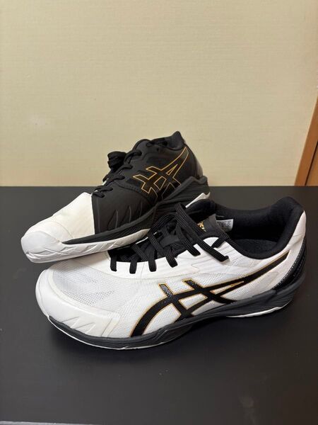 asics バレーボールシューズ 26.5cm ホワイト×ブラック