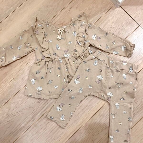 コトリ Cottoli セットアップ パジャマ ベビー服 バースデイ
