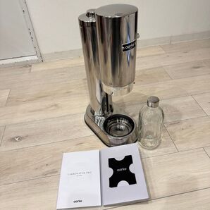 AARKE aarke Carbonator PRO(スチールシルバー) 高級ステンレス製炭酸水マシン ソーダストリーム