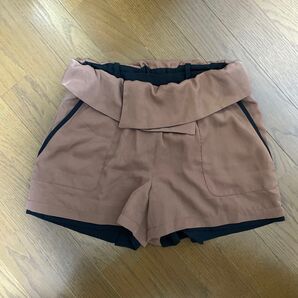 リバーシブル キュロットパンツ