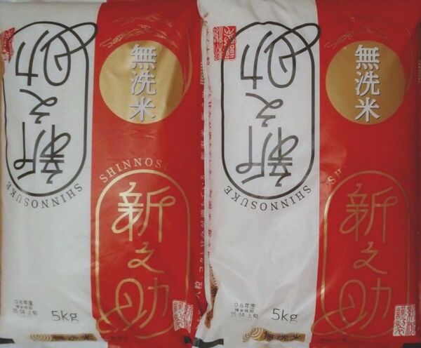 5kg ×2袋 10kg 令和6年産 新米 新潟県産 新之助 無洗米 白米