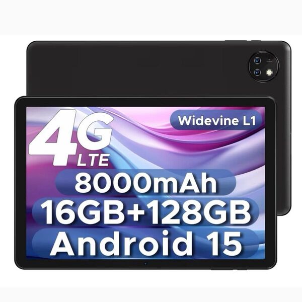 Android15 タブレット 10インチ simフリー タブレットTablet 16GB RAM+128GB