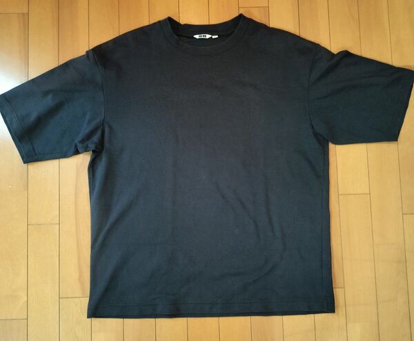 ユニクロ U オーバサイズUT ブラック XL メンズ Tシャツ