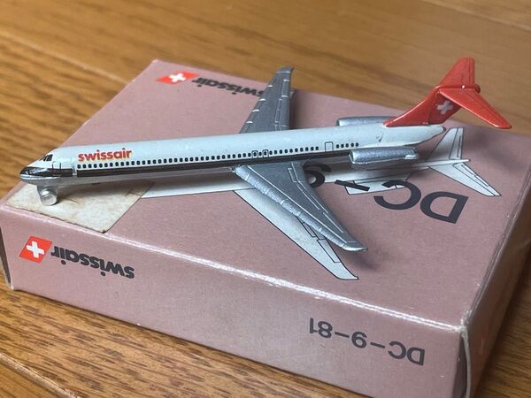 スイス航空 DC-9-81 1/600 ダイキャストモデル