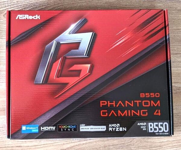【新品同様】 ASRock B550 Phantom Gaming 4