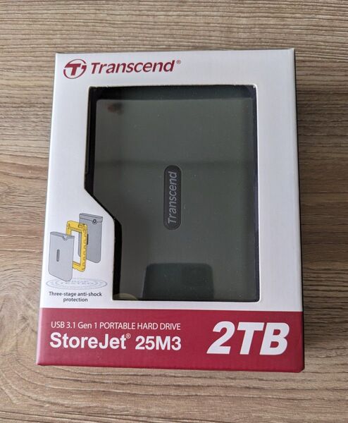 Transcend 2TB 外付けポータブルHDD