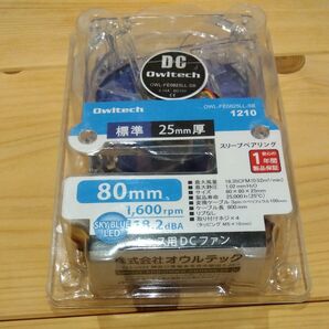 Owltech 80mmケースファン OWL-FE0825LL-SB