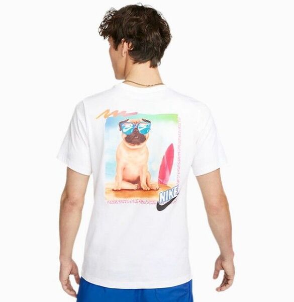 NIKE☆Tシャツ・フレンチブルドッグ 半袖 白 ホワイト ナイキ