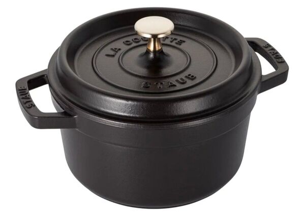 ストウブ(Staub) 「 ピコ ココット ラウンド ブラック 20cm 」