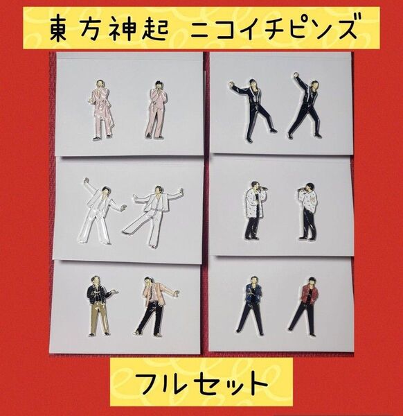 東方神起 ニコイチピンズ◆フルセット◆新品◆ZONE会場レシートコピー付き