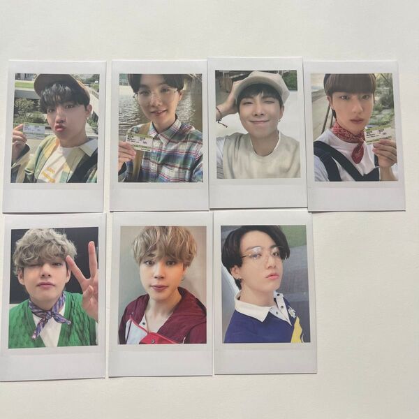 BTS 防弾少年団 BTS 2021 SEASON'S GREETINGS 公式 チェキ風 フォトカード トレカ 7枚セット