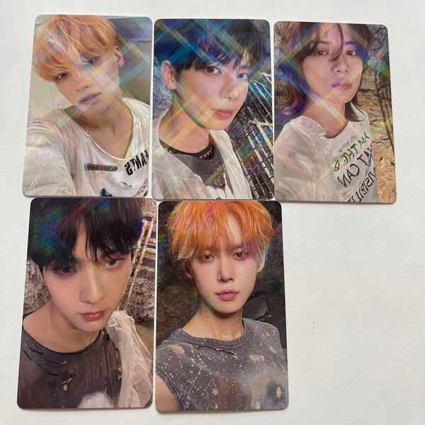 TXT FREEFALL Weverse Japan 特典トレカ GRAVITY.ver フォトカード 5点セット