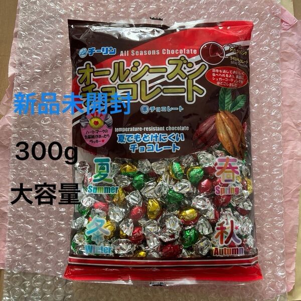 新品未開封 オールシーズンチョコレート チーリン 夏でも溶けにくいチョコレート お菓子 300g