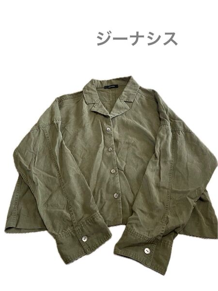 ジーナシスショート丈シャツ