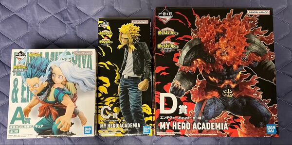 【おまけ付き】一番くじ 僕のヒーローアカデミア オールマイト エンデヴァー 緑谷出久&壊理 フィギュア