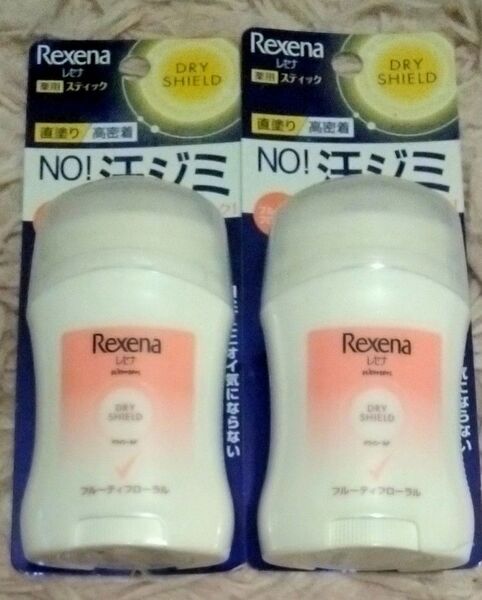 【未開封】Rexena デオドラントスティック ドライシールド【医薬部外品】 フルーティフローラル