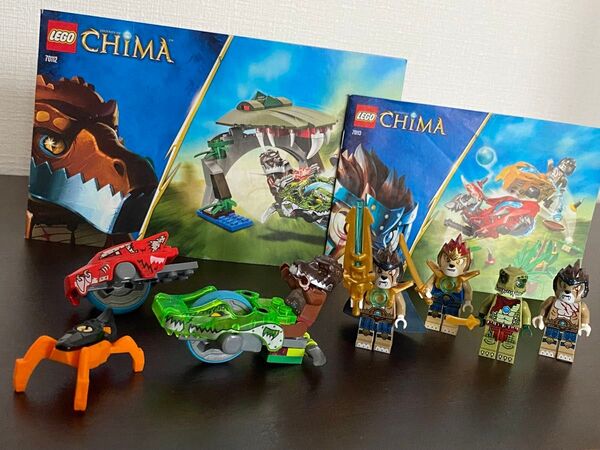 正規品 LEGO CHIMA レゴ チーマ ミニフィグ フィギュア ワニ族 ライオン族 バイク 乗り物 セット