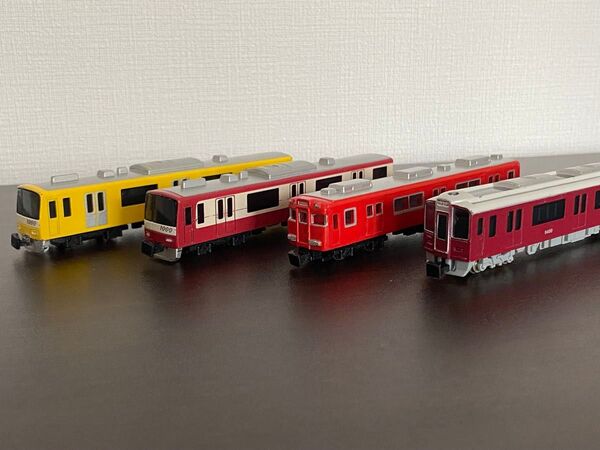 トレーン TRANE Nゲージ ダイキャスト 電車 セット 阪急電車 名鉄電車 京急1000形 イエローハッピートレイン