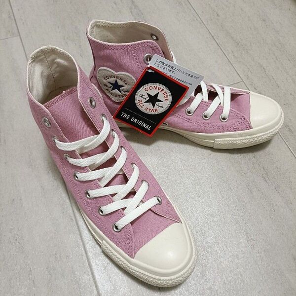 CONVERSE ALL STAR ハート ピンク ハイカットスニーカー 新品タグ付き