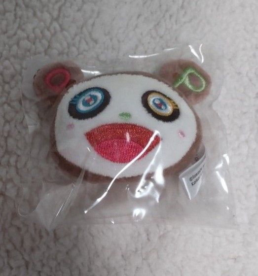 村上隆 フェイスマスコット 子パンダ キーチェーン カイカイキキ ぬいぐるみ キーホルダー