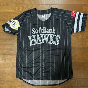 ソフトバンクホークス 15周年記念 レプリカユニフォーム Majestic