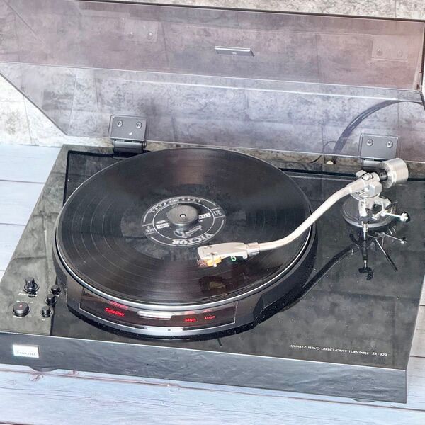 SANSUI「SR-929」高級レコードプレーヤー クォーツサーボ搭載