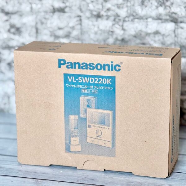 新品!Panasonic ワイヤレスモニター付きドアホン VL-SWD220K