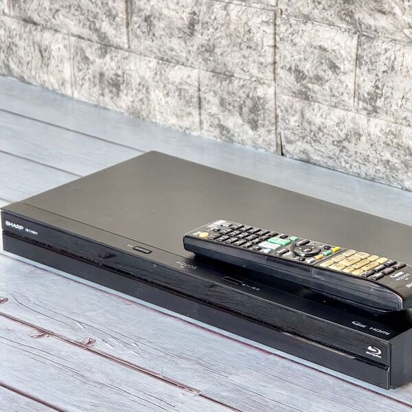 HDDジャンク品 シャープ「アクオス・ブルーレイ」1TB・2チューナー搭載