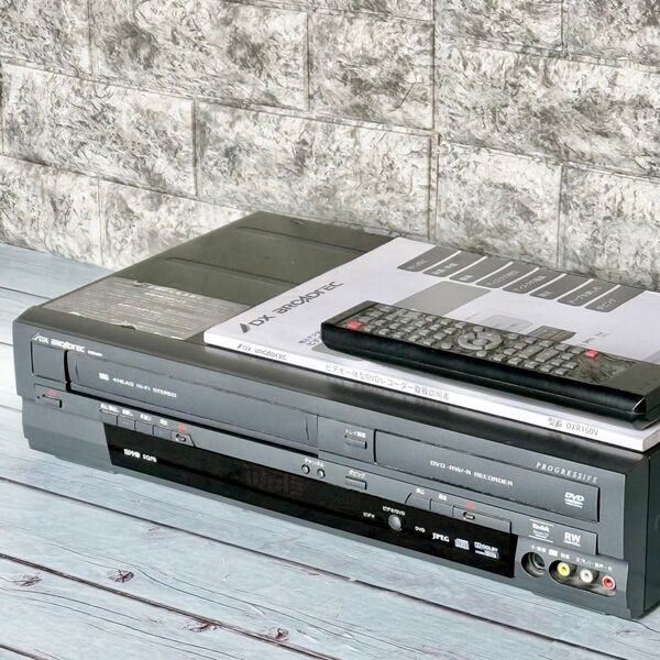 ジャンク品 DXアンテナ「DXR160V」VHS一体型DVDレコーダー